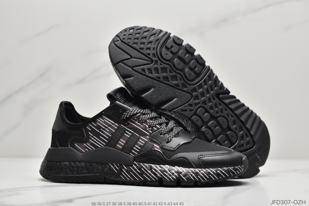 170 公司级 阿迪达斯Adidas Nite Jogger 2020 Boost 夜行者复古跑鞋FV1325