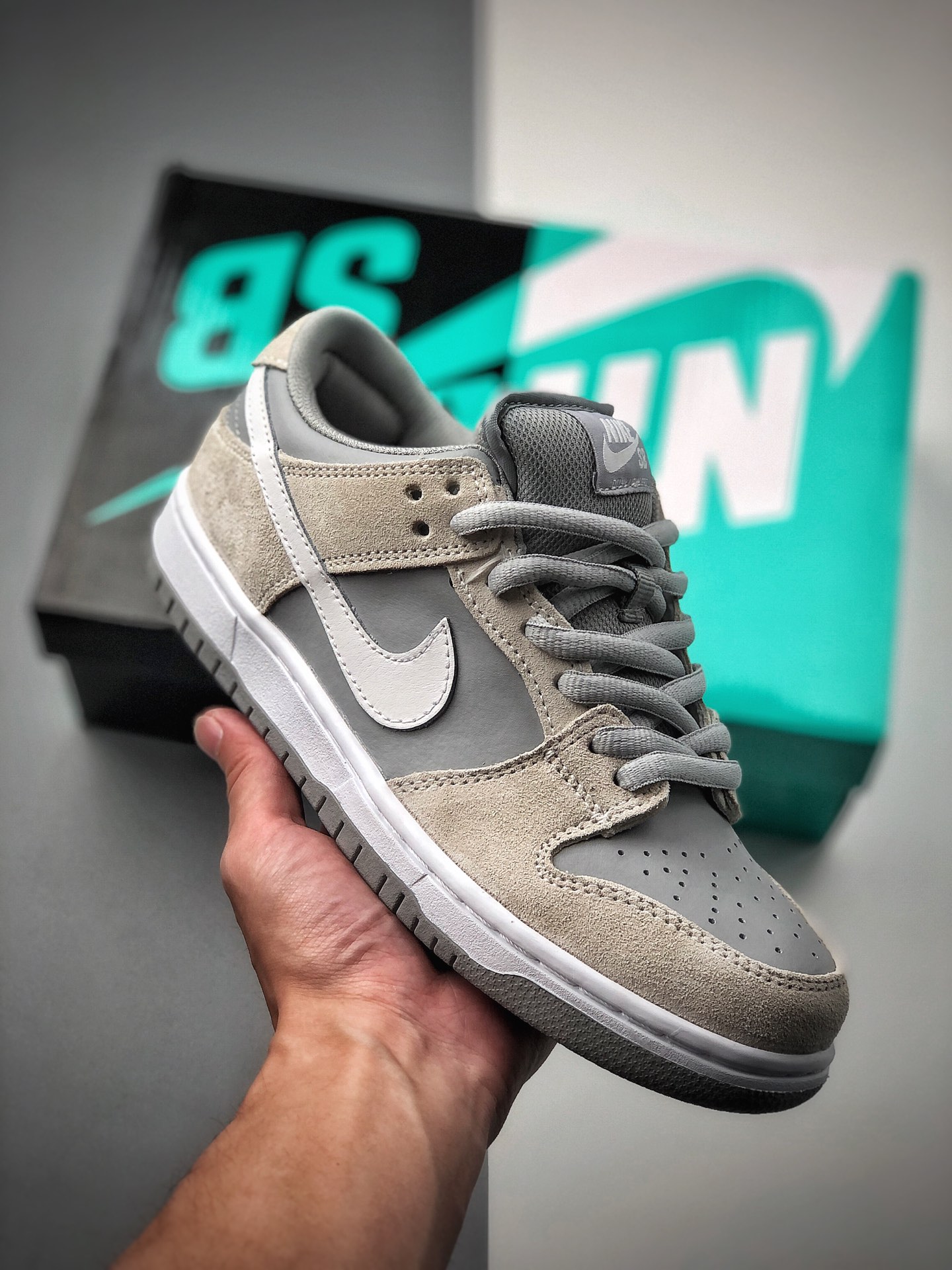 180  Nike SB Dunk Low Summit White Wolf Grey TRD北极狐灰 滑板鞋 AR0778-110