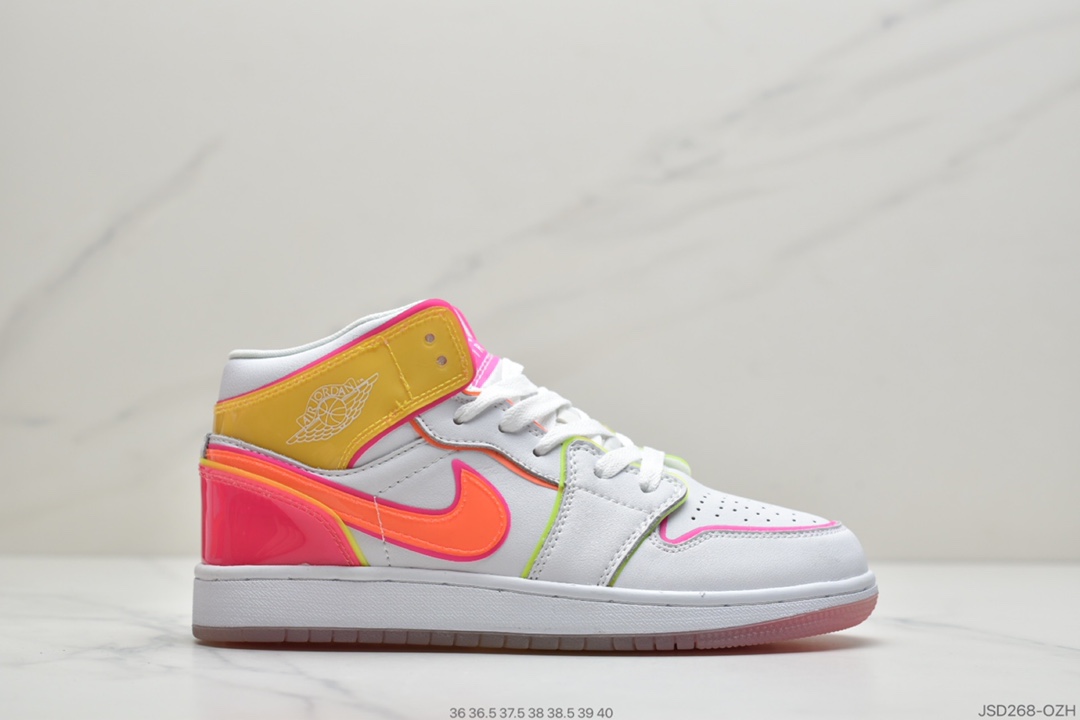 200 公司级乔丹Air Jordan 1 Mid SE AJ1/乔1 中帮百搭休闲运动板鞋CV4611-100