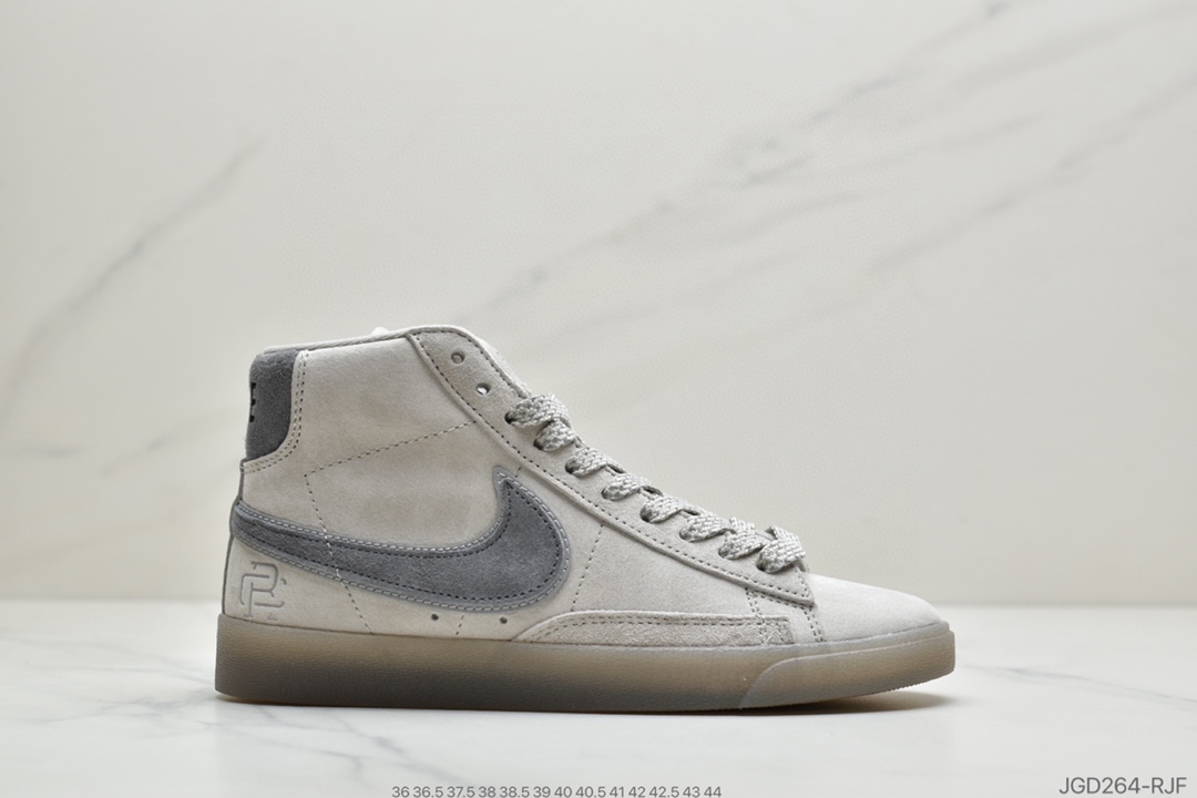 180 公司级耐克 NiKe Reigning Champ x Nike Blazer Low PRM 中帮开拓者百搭休闲板鞋 货号:371761-009