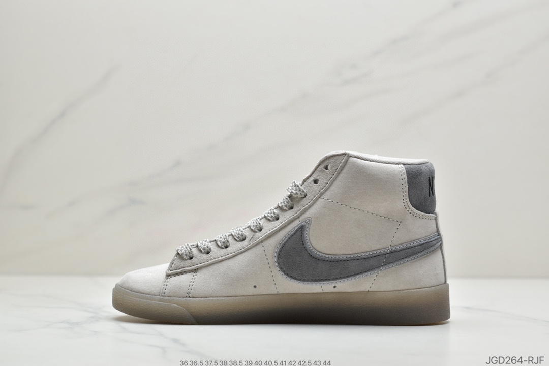 180 公司级耐克 NiKe Reigning Champ x Nike Blazer Low PRM 中帮开拓者百搭休闲板鞋 货号:371761-009