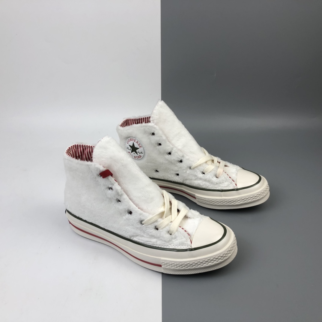 150 Converse Chuck70 毛茸茸 白色 170048C