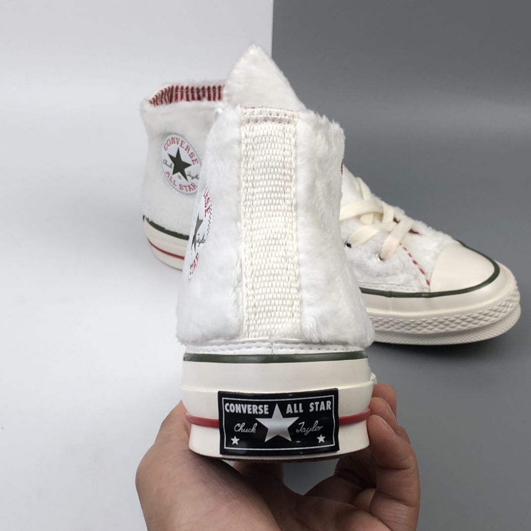 150 Converse Chuck70 毛茸茸 白色 170048C