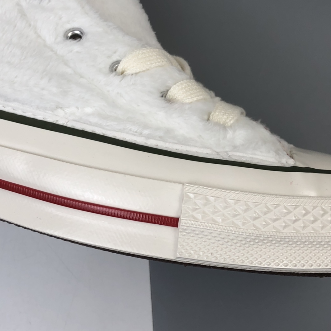 150 Converse Chuck70 毛茸茸 白色 170048C