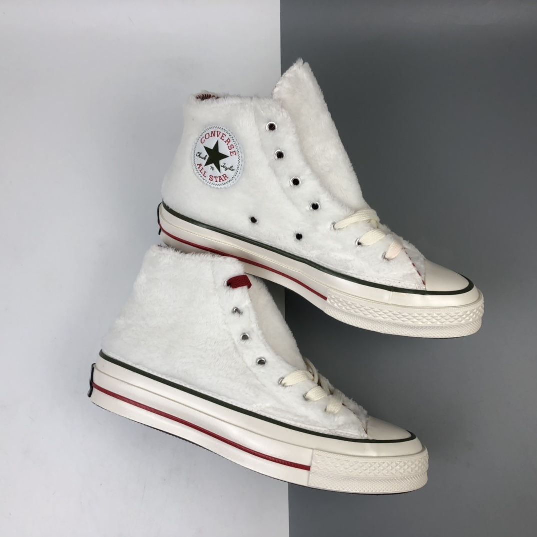 150 Converse Chuck70 毛茸茸 白色 170048C