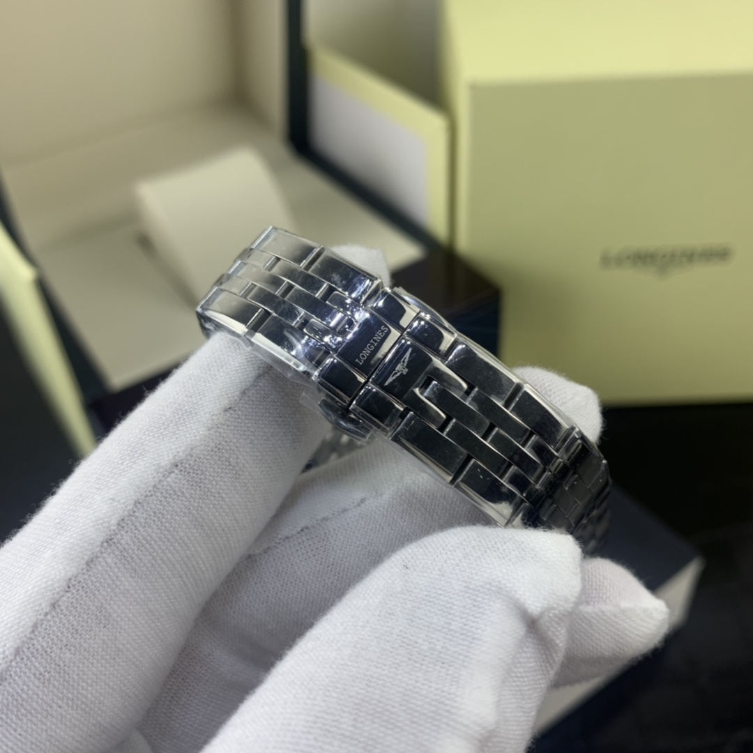Longines 皇家 浪琴军旗系列灰色表盘女表