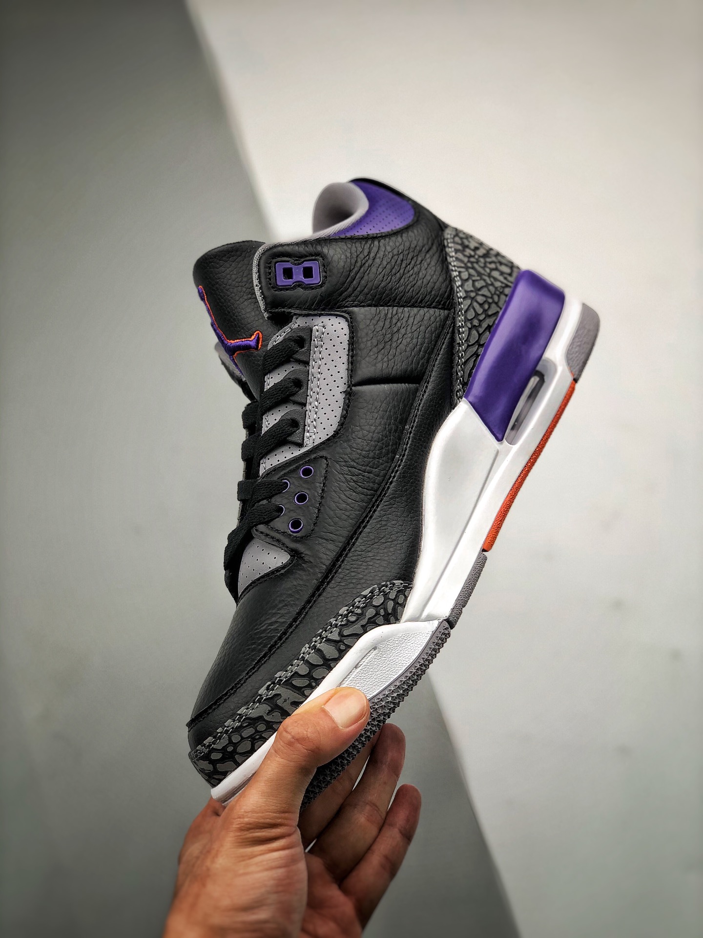 380 莞产纯原 大厂纯原出品 Air Jordan 3 ”Court Purple” 黑紫葡萄