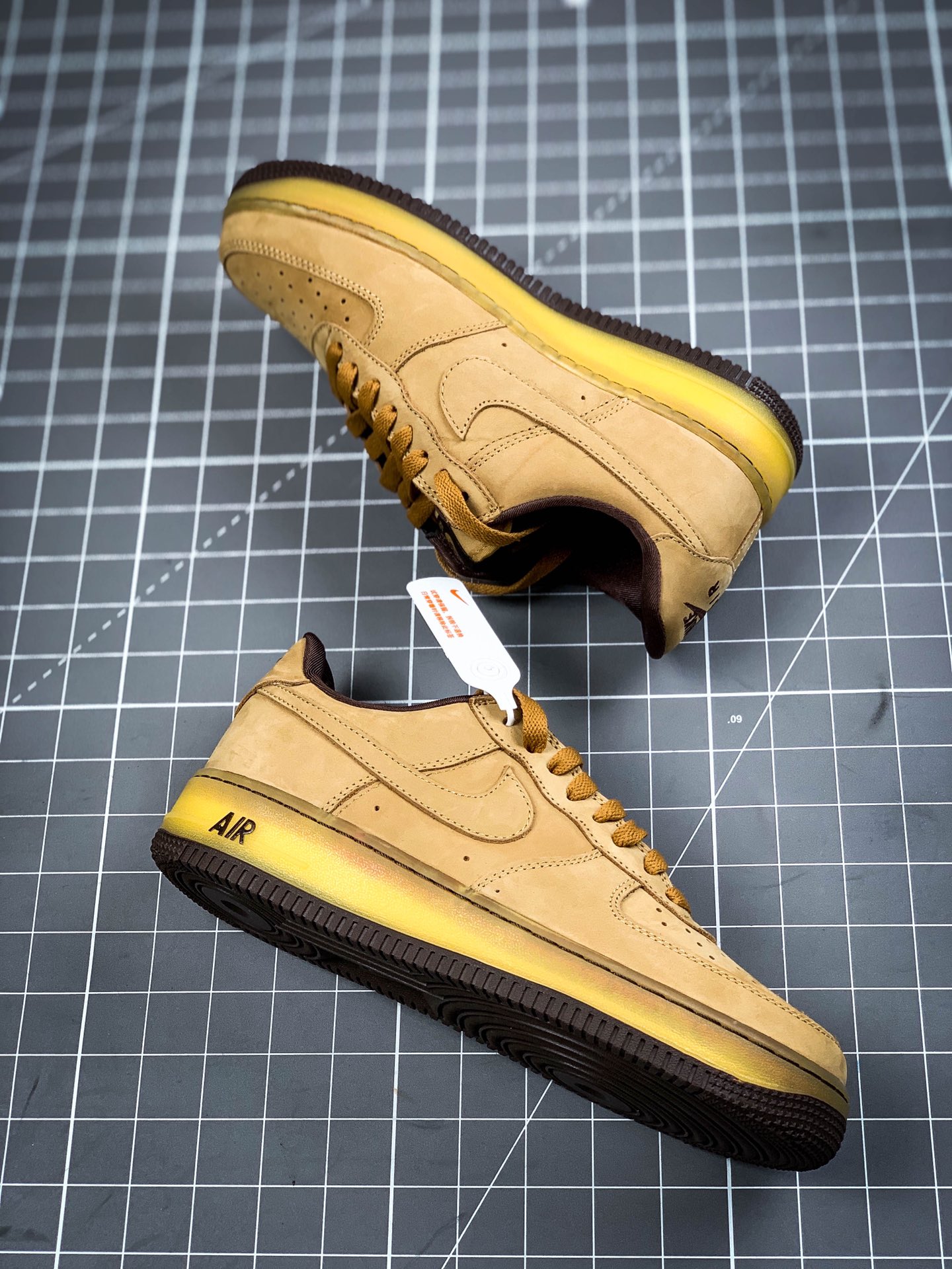 240 爆款出货 正确版本 Air Force 1 LoW Retro SP ”Wheat Mocha”摩卡小麦 空军一号低帮 货号：DC7504-700