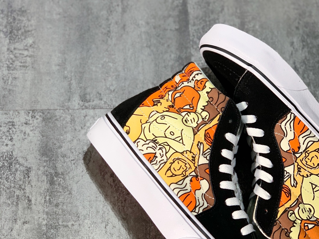 160 Vans Sk8-Hi 经典高帮 拯救地球涂鸦系列