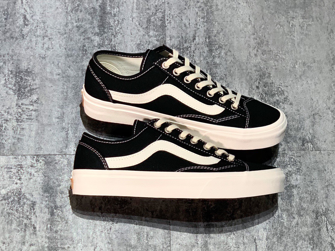 140 Vans Vault OG Old Skool 2021新款抢先穿  黑色高低帮滑板鞋经典款必入