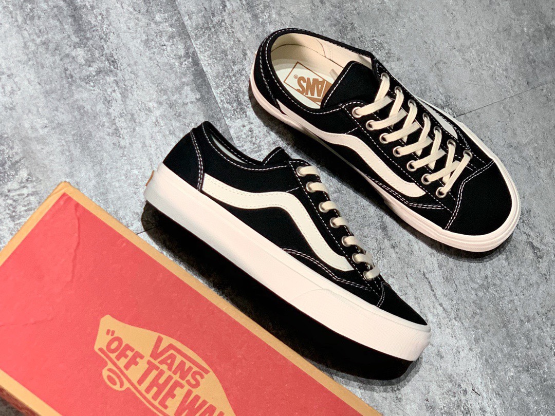 140 Vans Vault OG Old Skool 2021新款抢先穿  黑色高低帮滑板鞋经典款必入