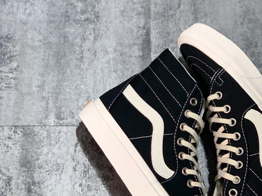 160 VANS SK8-SK8 Hi 2021新款抢先穿  黑色高低帮滑板鞋经典款必入