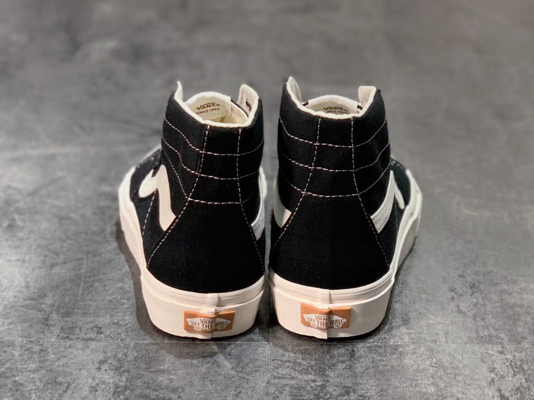 160 VANS SK8-SK8 Hi 2021新款抢先穿  黑色高低帮滑板鞋经典款必入