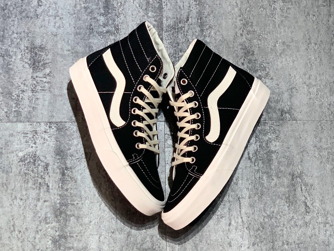 160 VANS SK8-SK8 Hi 2021新款抢先穿  黑色高低帮滑板鞋经典款必入