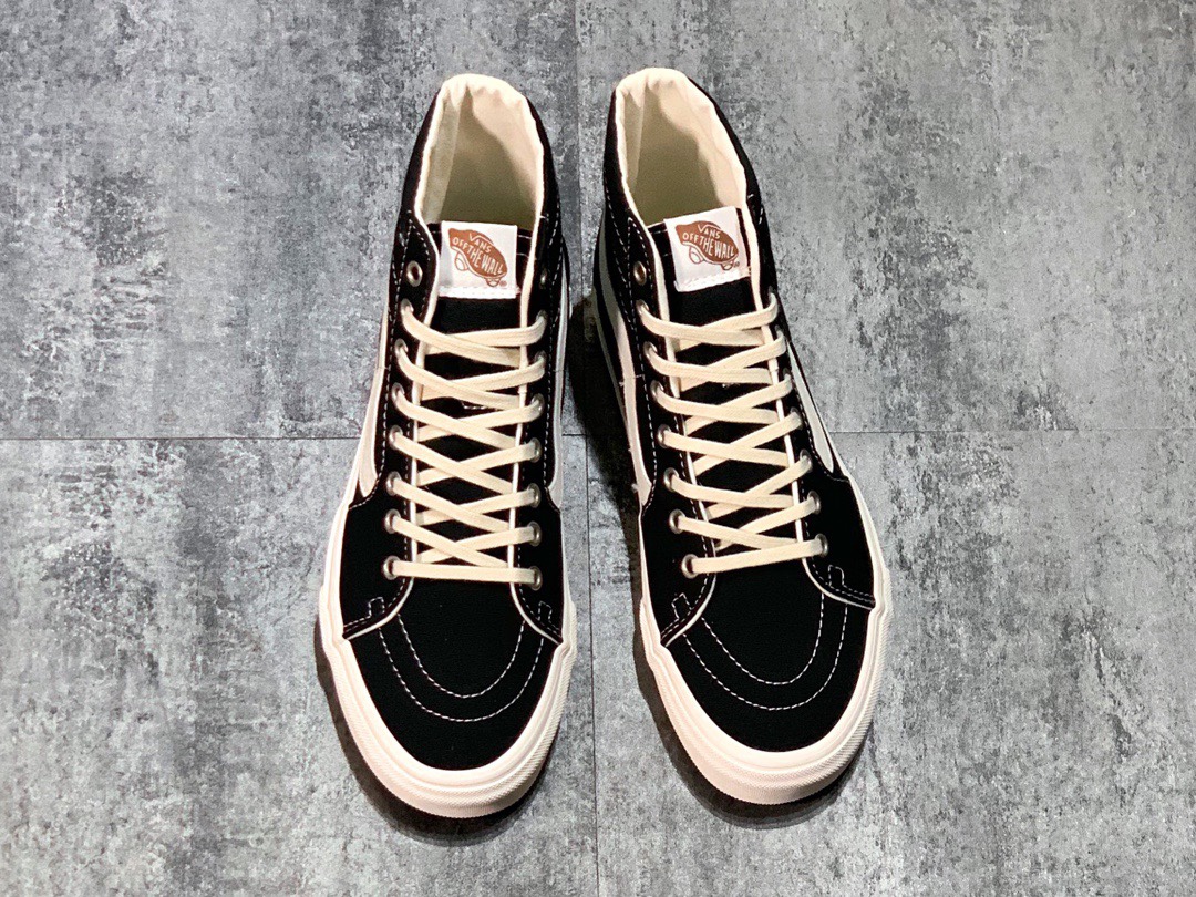 160 VANS SK8-SK8 Hi 2021新款抢先穿  黑色高低帮滑板鞋经典款必入