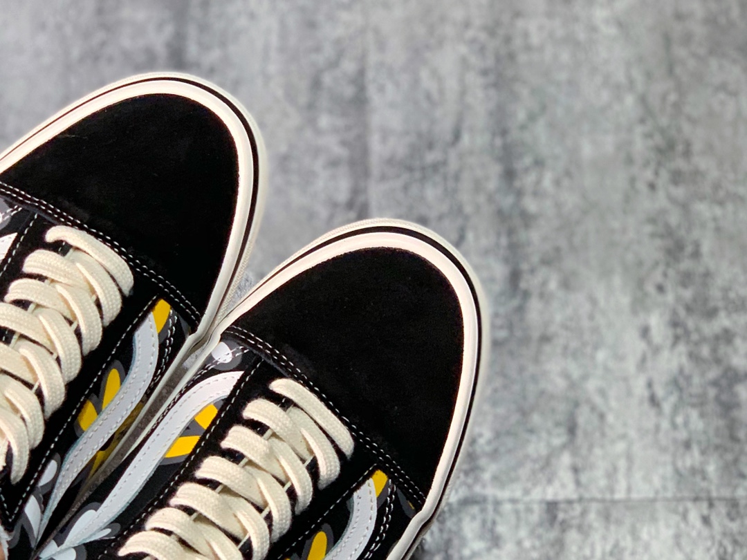 150 Vans Old Skool LX 黄雏菊 安娜海姆系列 以黑色经典安娜海姆为基础