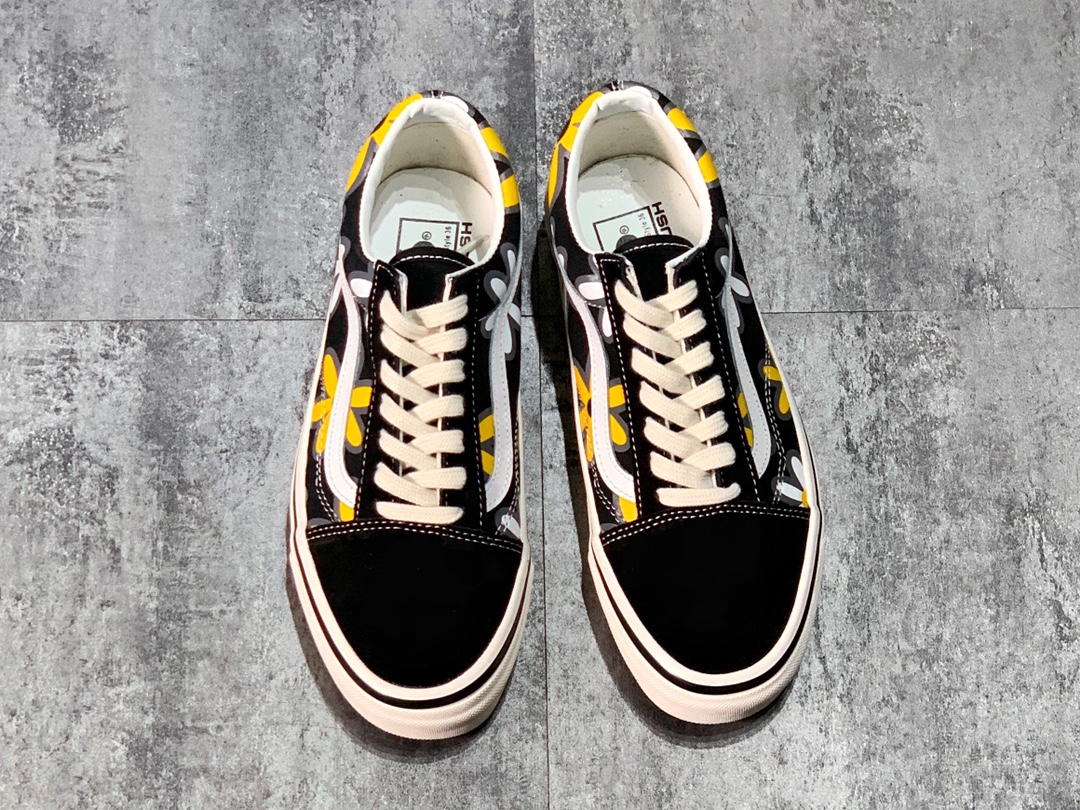 150 Vans Old Skool LX 黄雏菊 安娜海姆系列 以黑色经典安娜海姆为基础