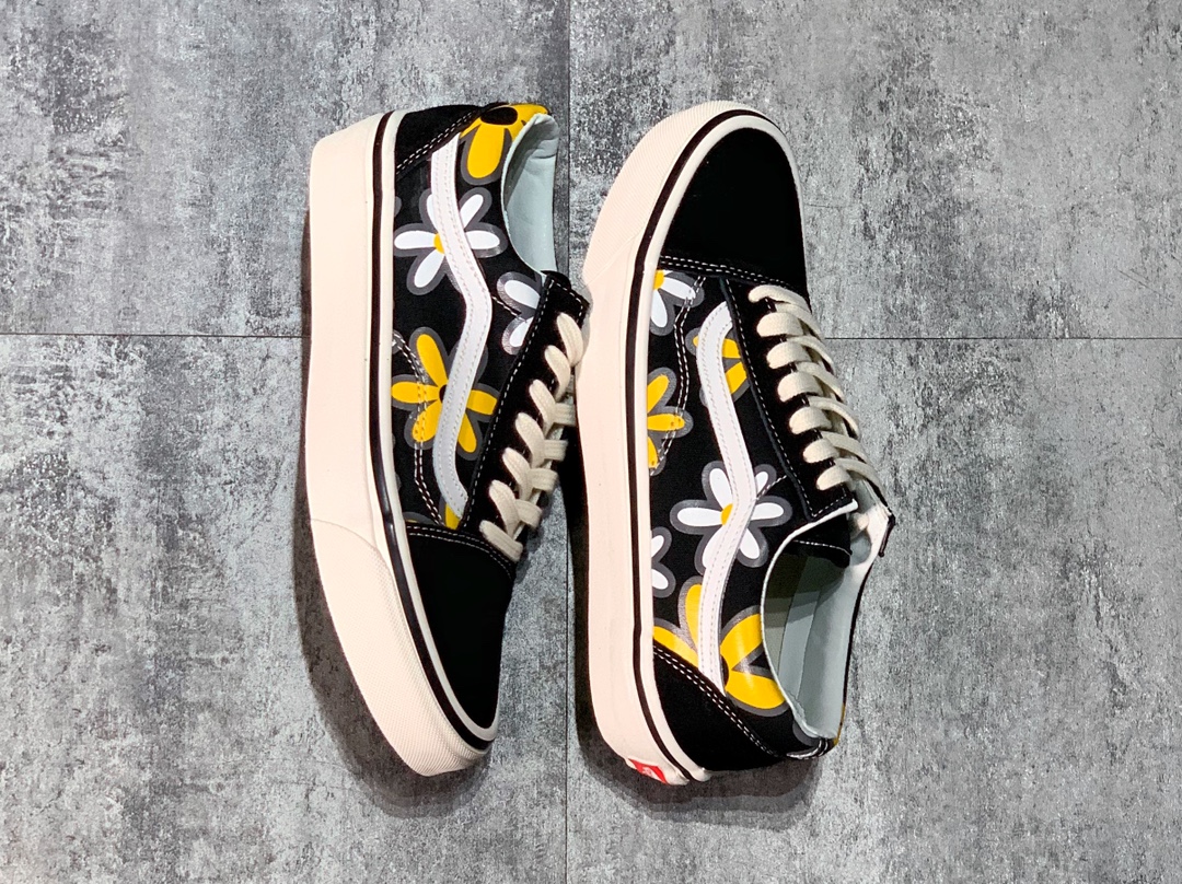 150 Vans Old Skool LX 黄雏菊 安娜海姆系列 以黑色经典安娜海姆为基础