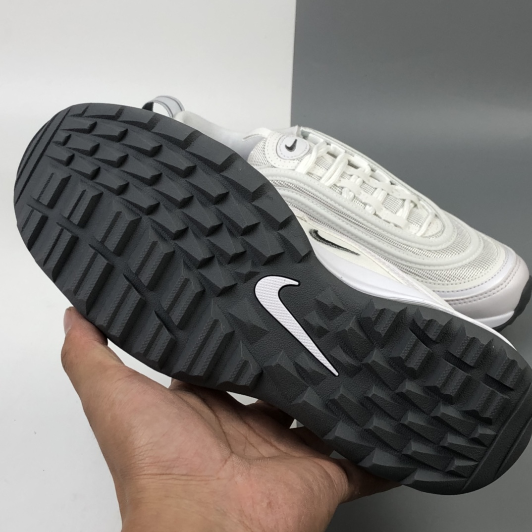 240 Nike Wmns Air Max 97 Golf 倒刺加厚大底复古气垫百搭休闲运动慢跑鞋 CI7538-100