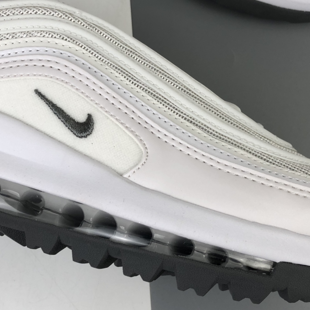 240 Nike Wmns Air Max 97 Golf 倒刺加厚大底复古气垫百搭休闲运动慢跑鞋 CI7538-100