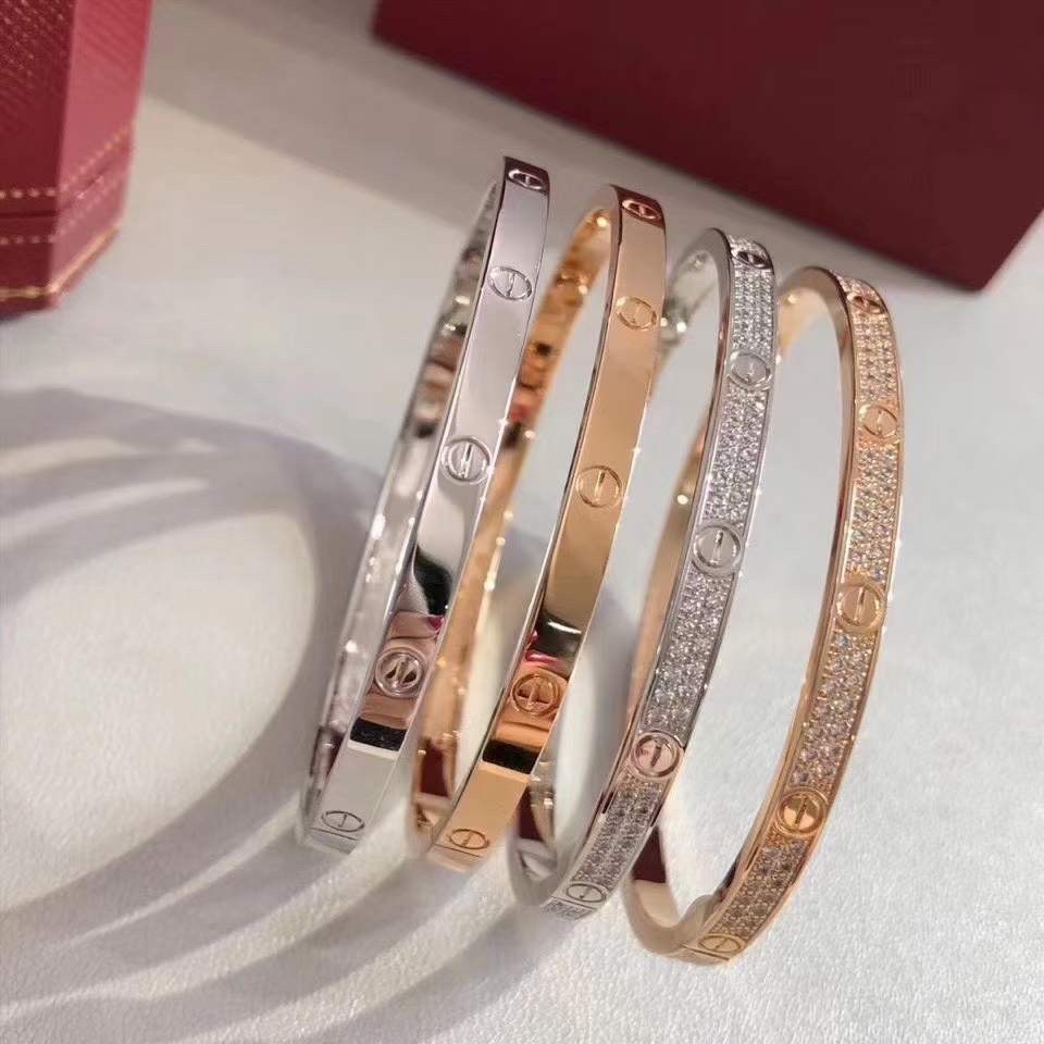 Cartier 卡地亚LOVE系列窄版手镯
