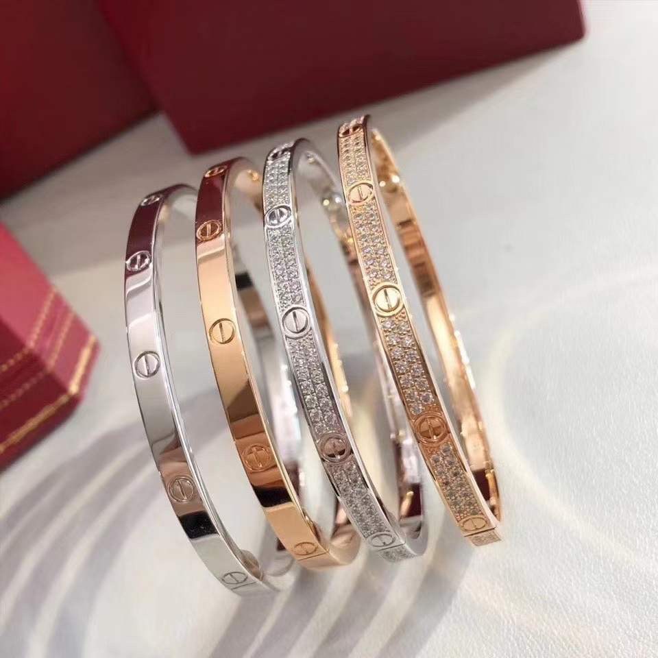 Cartier 卡地亚LOVE系列窄版手镯