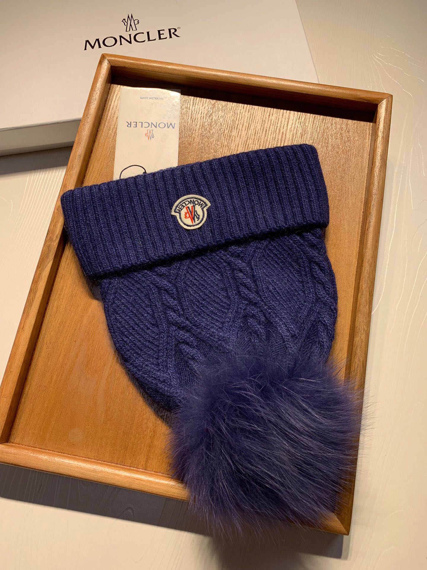 🌹。蒙口。【羊毛单帽-狐狸毛球】客供小羊毛！珍贵典藏的灵魂帽子！客供色纱.每个颜色都非常好看！经典！手感