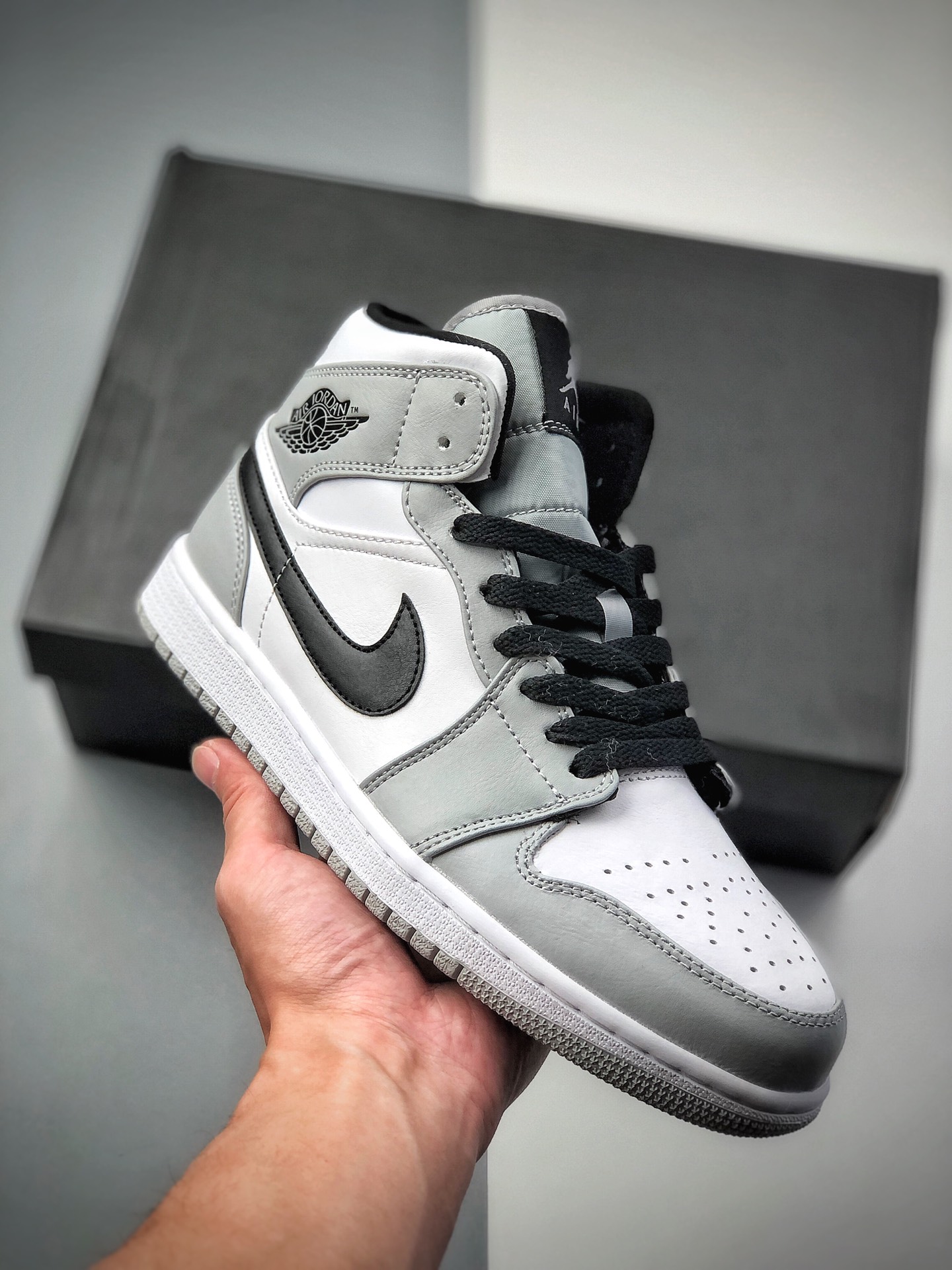 280  （UGG AJ1联名加绒款）Nike Air Jordan 1 MID AJ1乔丹1代中邦 554724-092