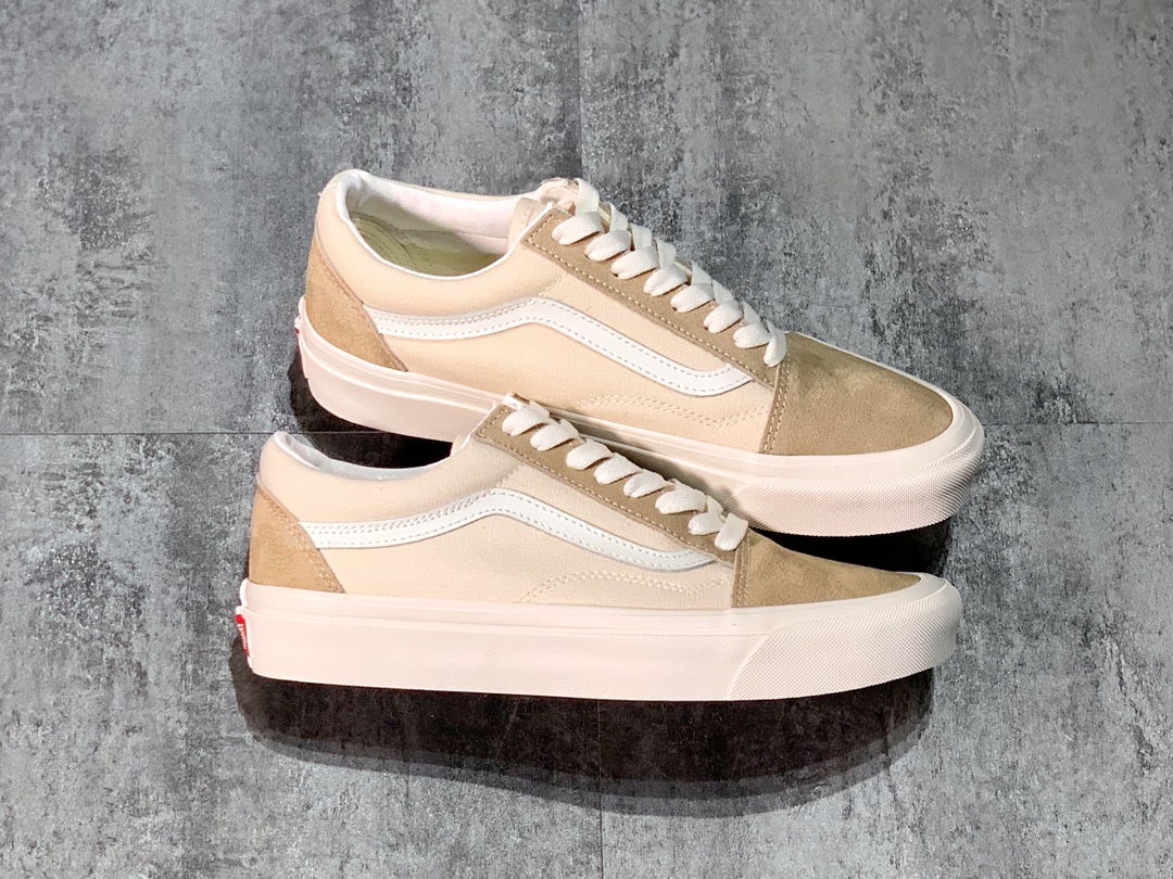 140 Vans Old Skool 限定奶茶色 颜色的基调适合四季穿搭 非常百搭