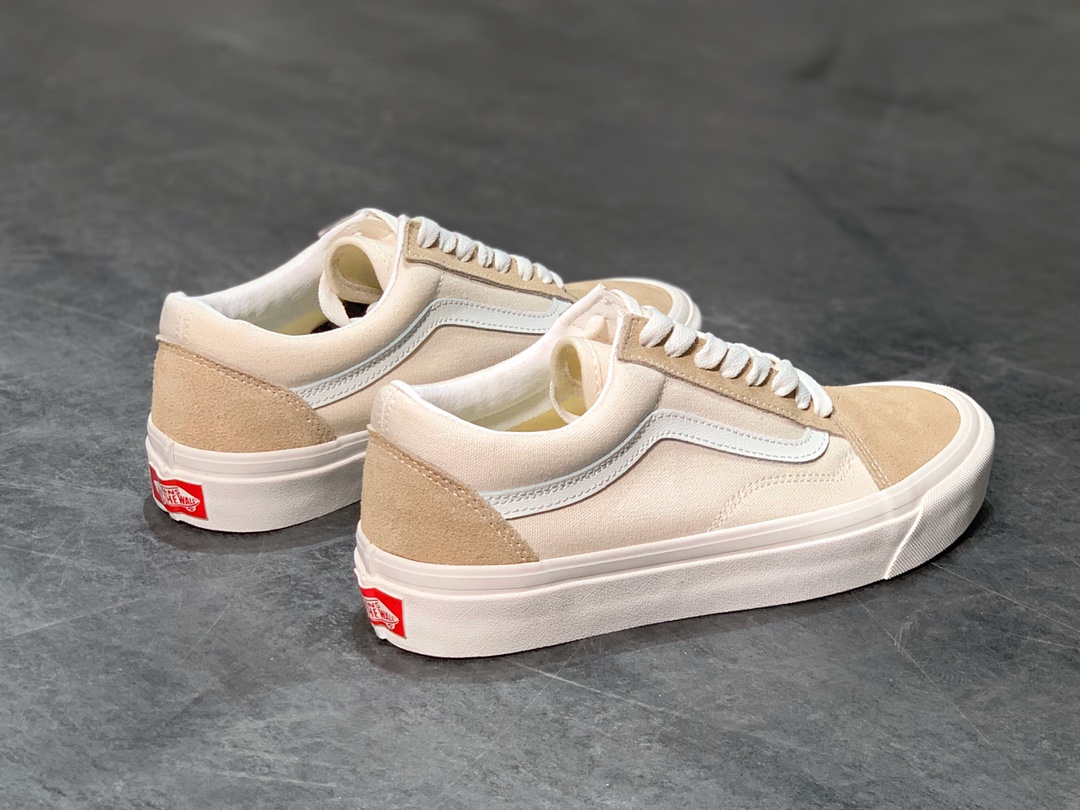 140 Vans Old Skool 限定奶茶色 颜色的基调适合四季穿搭 非常百搭