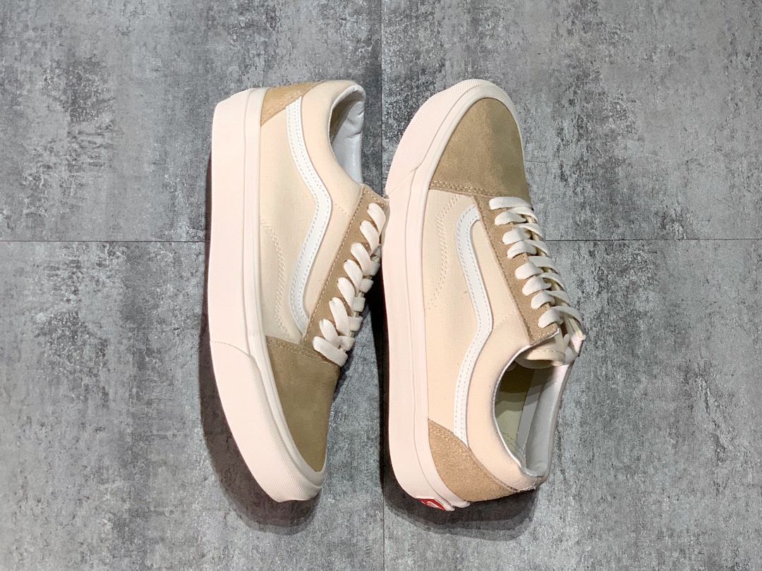 140 Vans Old Skool 限定奶茶色 颜色的基调适合四季穿搭 非常百搭