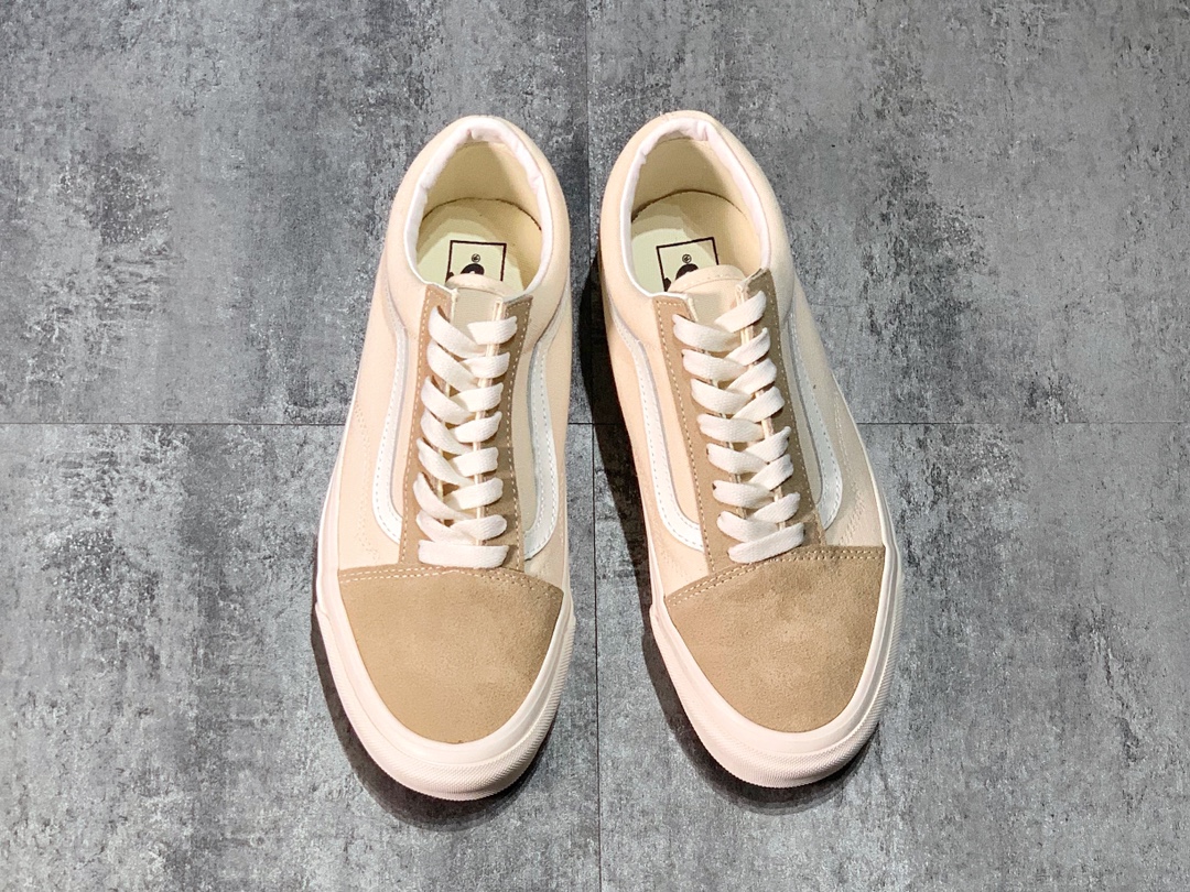 140 Vans Old Skool 限定奶茶色 颜色的基调适合四季穿搭 非常百搭