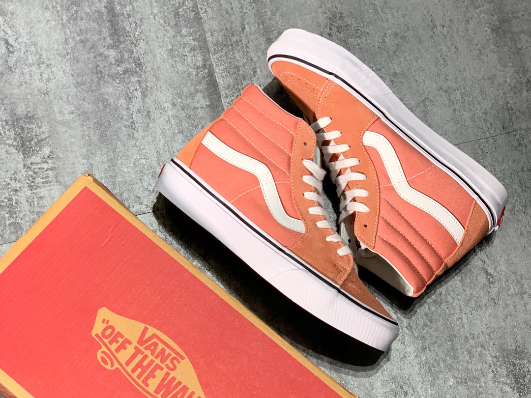 160 Vans SK8-Hi 蜜桃脏粉 秋季新款 原版原楦打造