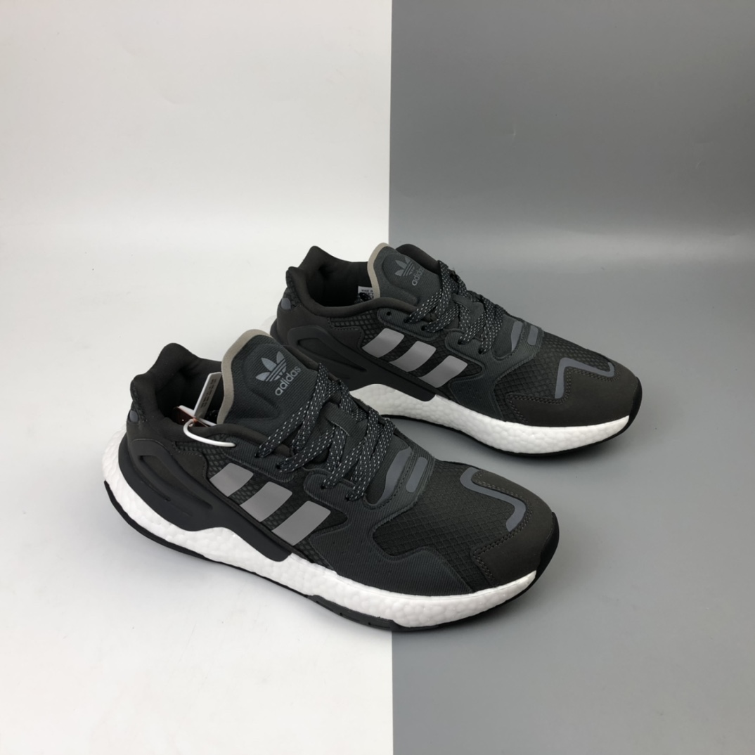 220 Adidas Originals 2020 Day Jogger Boost 三叶草2020版慢跑者系列高弹复古休闲运动跑鞋 夜行者二代 FW3019