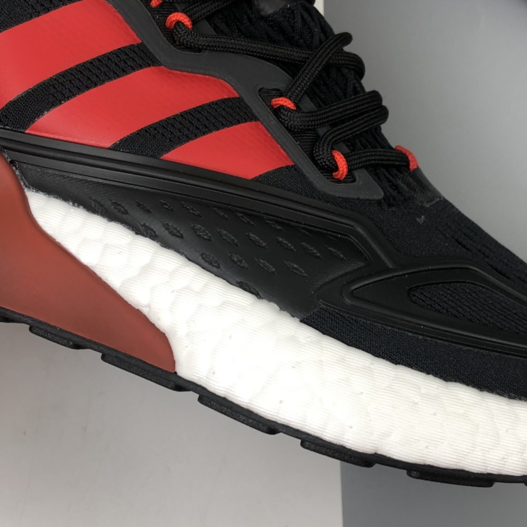 180 Adidas ZX 2K 4D 阿迪达斯网纱针织呼吸面套脚休闲运动慢跑鞋 FZ3322