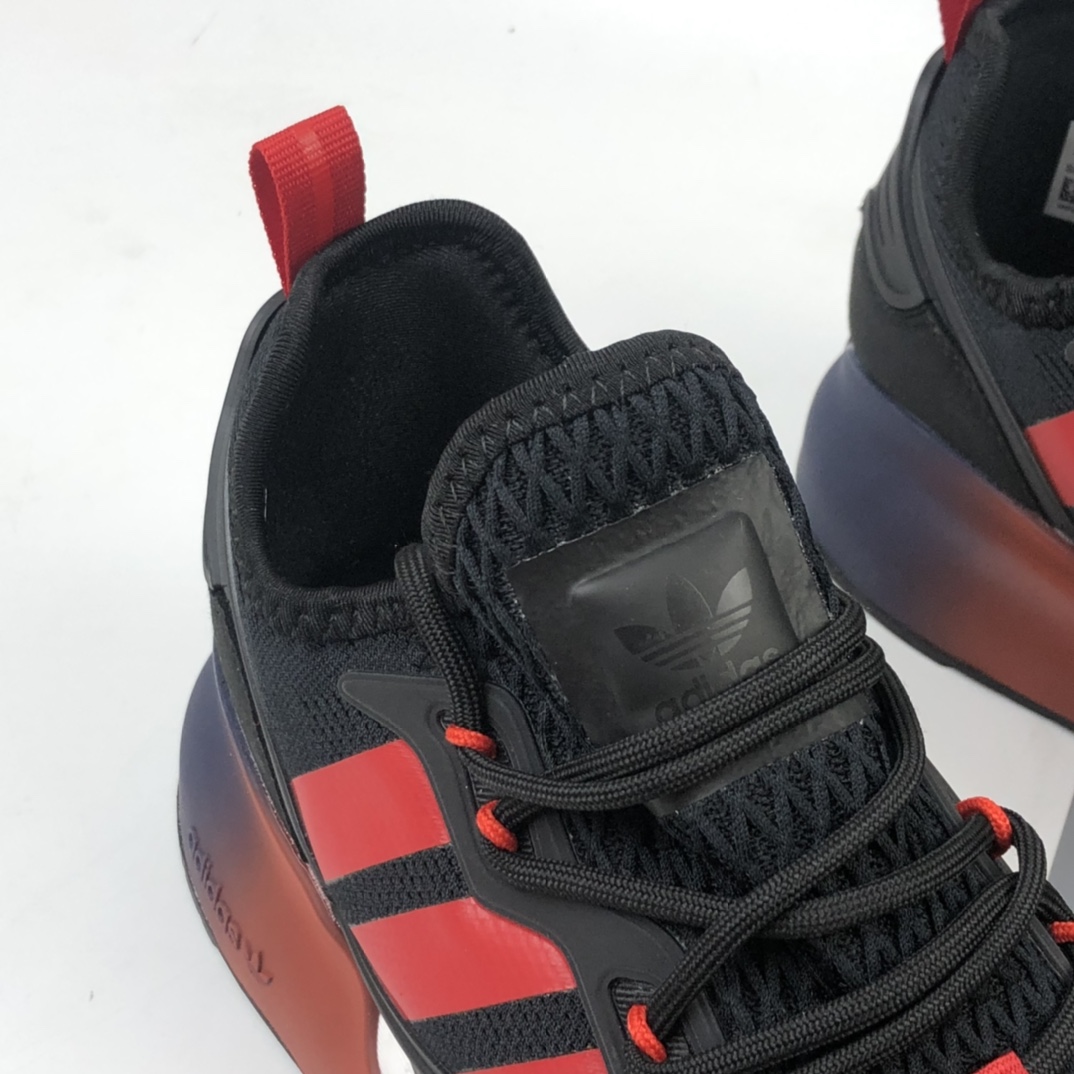 180 Adidas ZX 2K 4D 阿迪达斯网纱针织呼吸面套脚休闲运动慢跑鞋 FZ3322