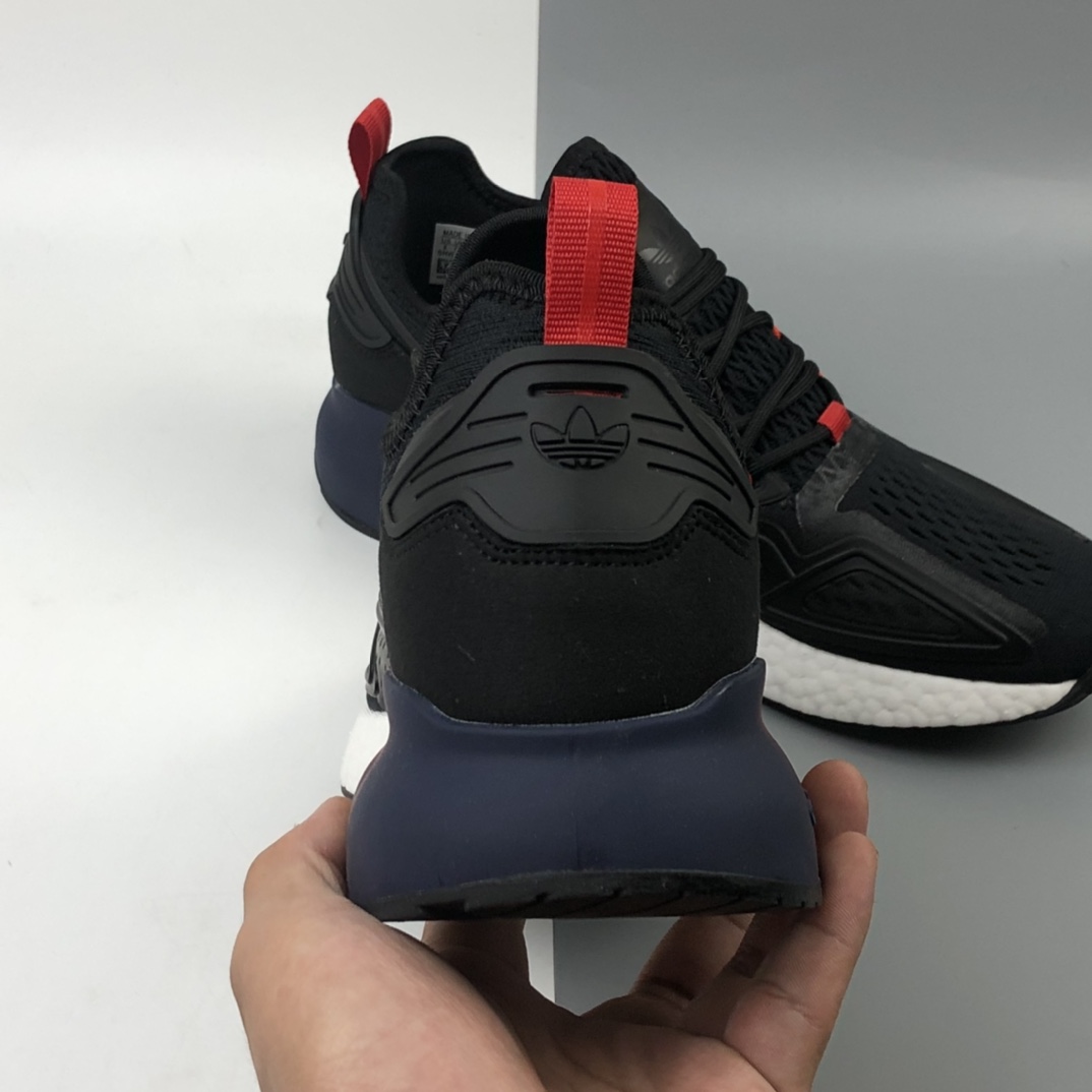 180 Adidas ZX 2K 4D 阿迪达斯网纱针织呼吸面套脚休闲运动慢跑鞋 FZ3322