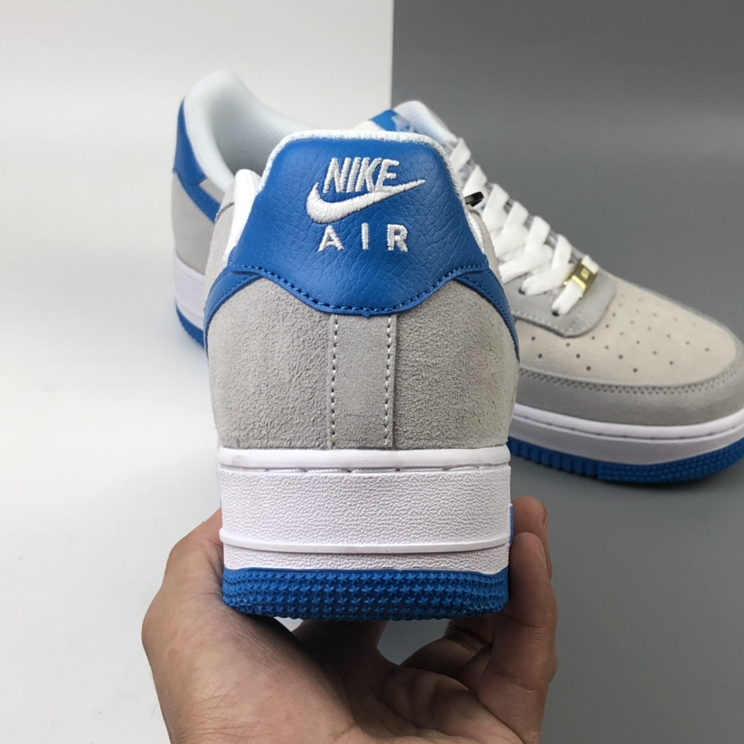 220 Nike Air Force 1 Low 灰白蓝 空军一号低帮百搭休闲运动板鞋 CN0844-001