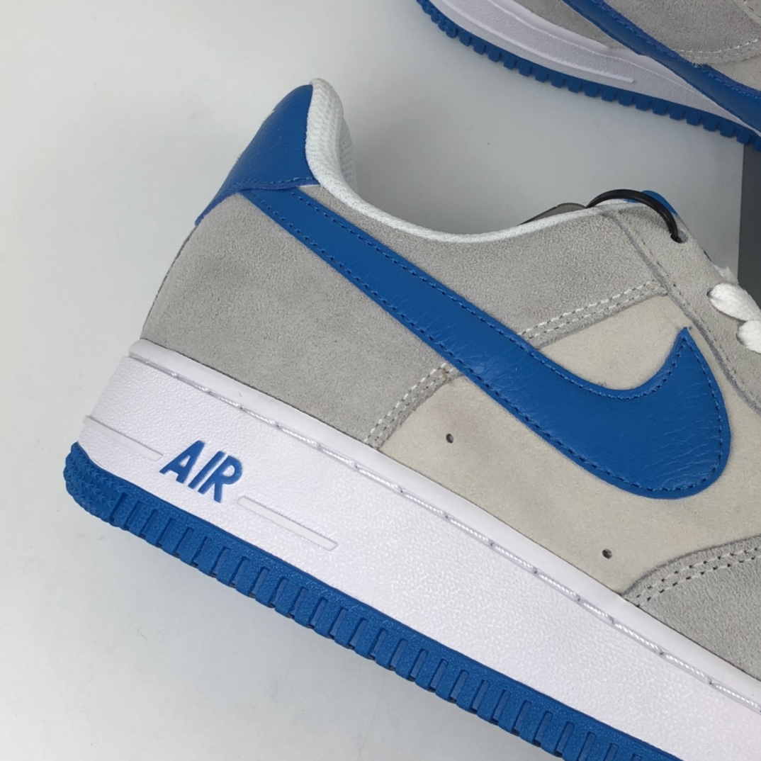 220 Nike Air Force 1 Low 灰白蓝 空军一号低帮百搭休闲运动板鞋 CN0844-001