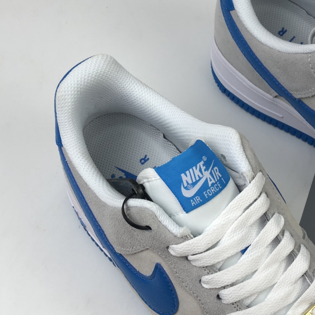 220 Nike Air Force 1 Low 灰白蓝 空军一号低帮百搭休闲运动板鞋 CN0844-001