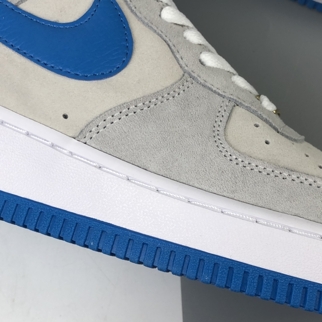 220 Nike Air Force 1 Low 灰白蓝 空军一号低帮百搭休闲运动板鞋 CN0844-001