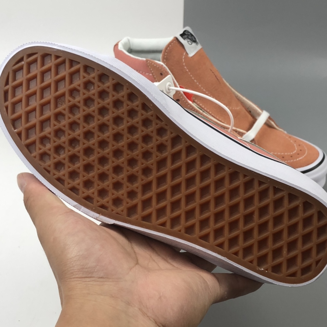 160 Vans Sk8-Hi Vlt Lx 2020运动休闲系列脏粉高帮休闲板鞋 VN0A4CS5W43