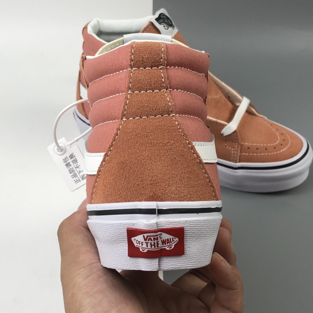 160 Vans Sk8-Hi Vlt Lx 2020运动休闲系列脏粉高帮休闲板鞋 VN0A4CS5W43