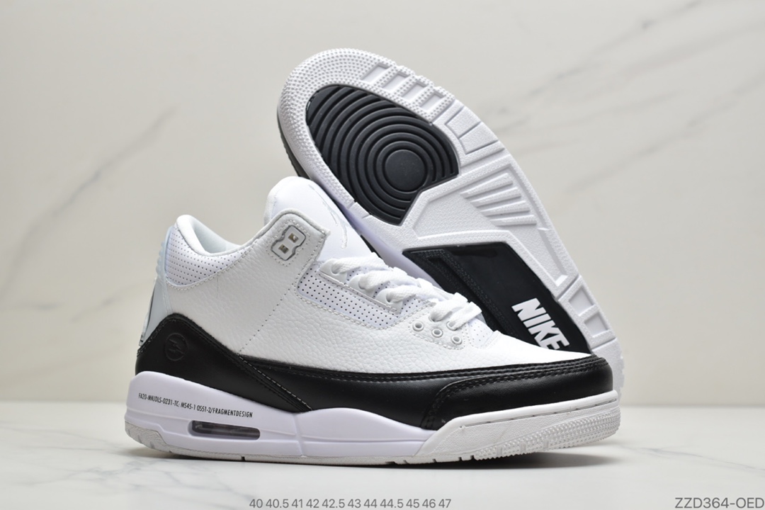 250 公司级Fragment Design x Air Jordan 3  AJ3藤原浩DA3595-100