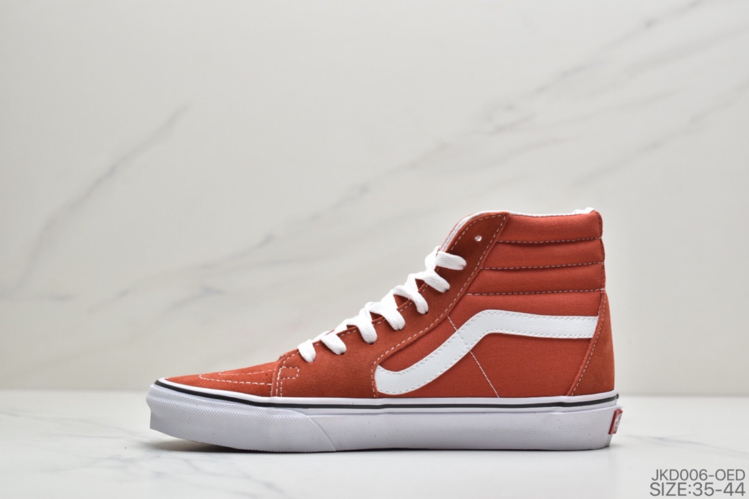 160 公司级2020新款VANS 范斯SK8-HI 脏橘色男女经典高帮运动板鞋帆布鞋 VN0A4U3CWK8