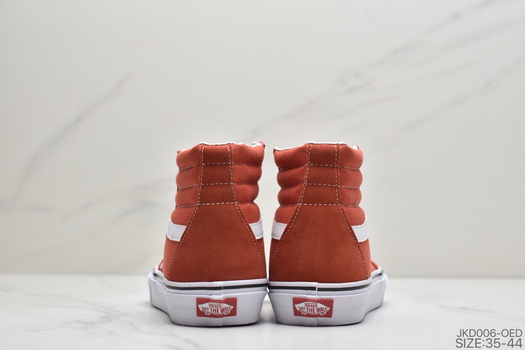 160 公司级2020新款VANS 范斯SK8-HI 脏橘色男女经典高帮运动板鞋帆布鞋 VN0A4U3CWK8