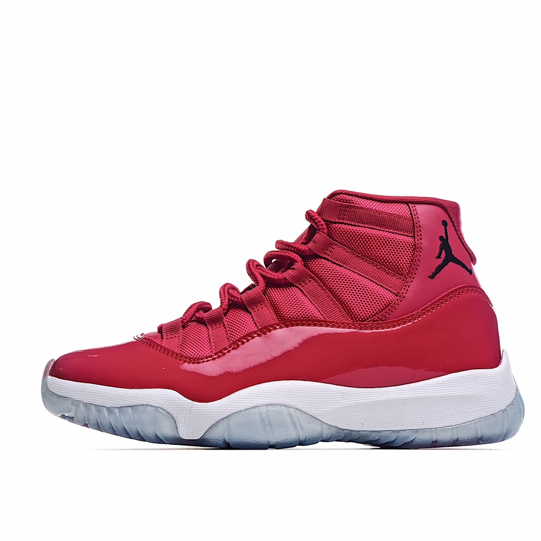 I0 Air Jordan 11 Gym Red AJ11 乔11圣诞红 真标 真碳纤 篮球鞋 37 F5 37-623 头层真标真碳
