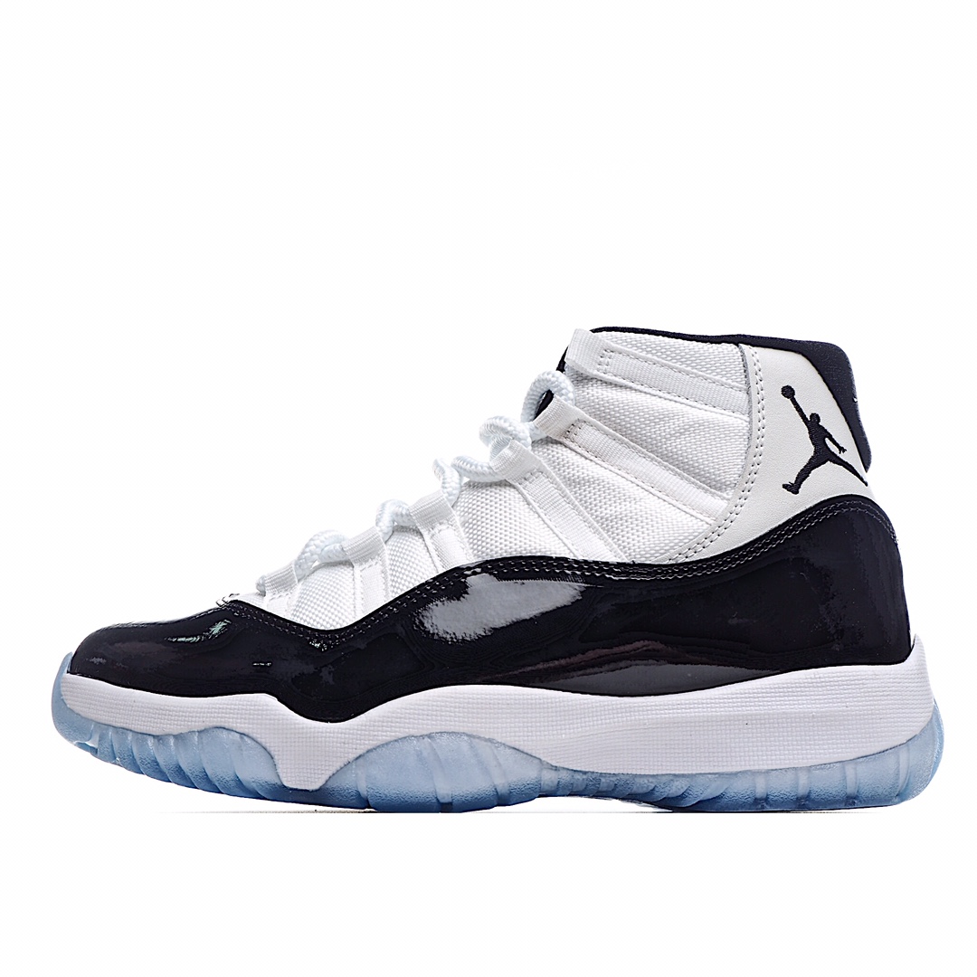 I0 Air Jordan 11 Concord AJ11 乔11康扣黑白 复刻高帮 真标 真碳纤 篮球鞋 37 F5 37- F5