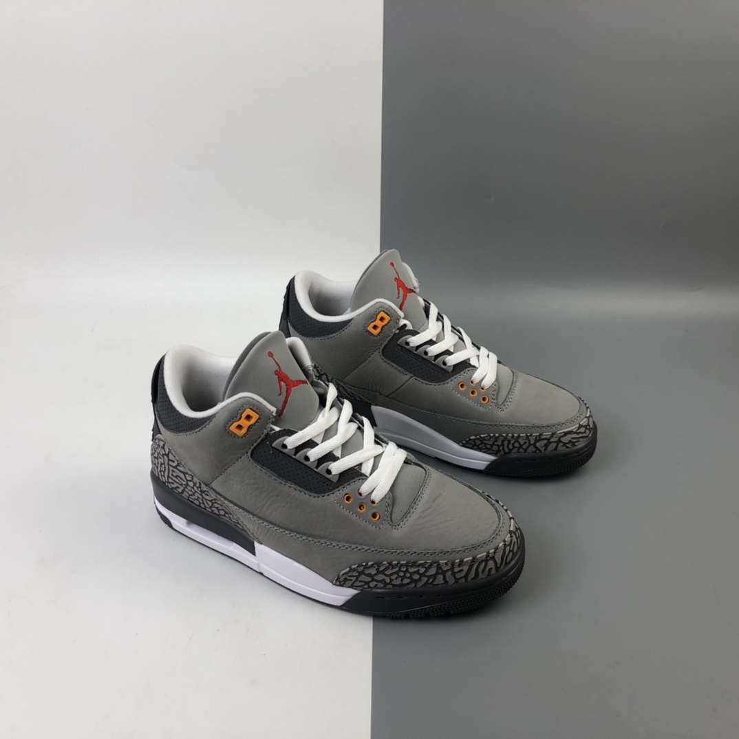 450 Air Jordan 3“Cool Grey”酷灰 aj3灰狼 CT8532-012