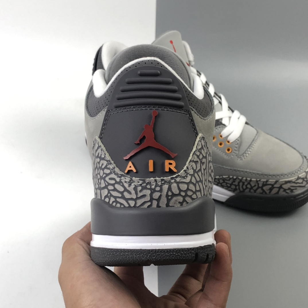 450 Air Jordan 3“Cool Grey”酷灰 aj3灰狼 CT8532-012